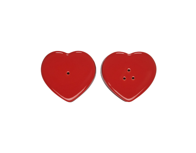 Set Saleiro & Pimenteiro Coração, view 2